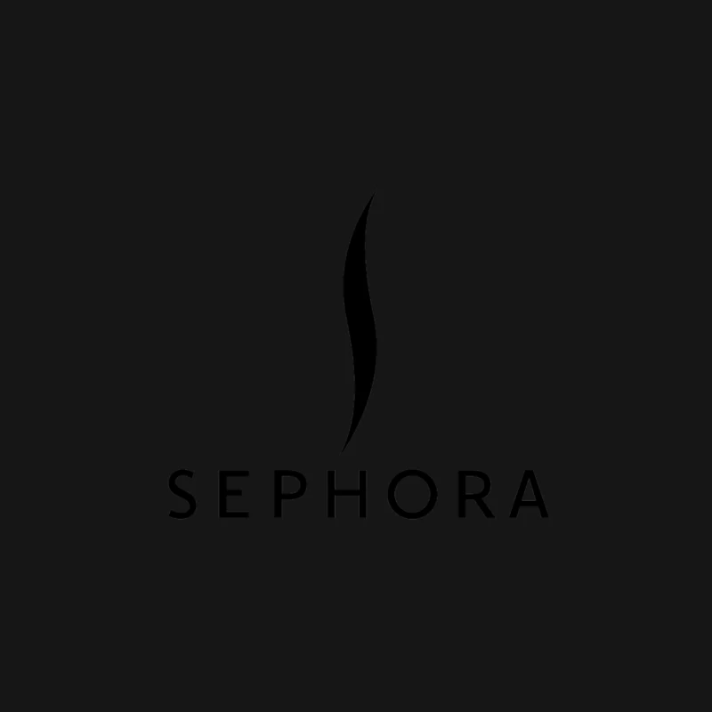 Sephora Black and White Minimalist Beauty Retailer Logo Mouse Pad