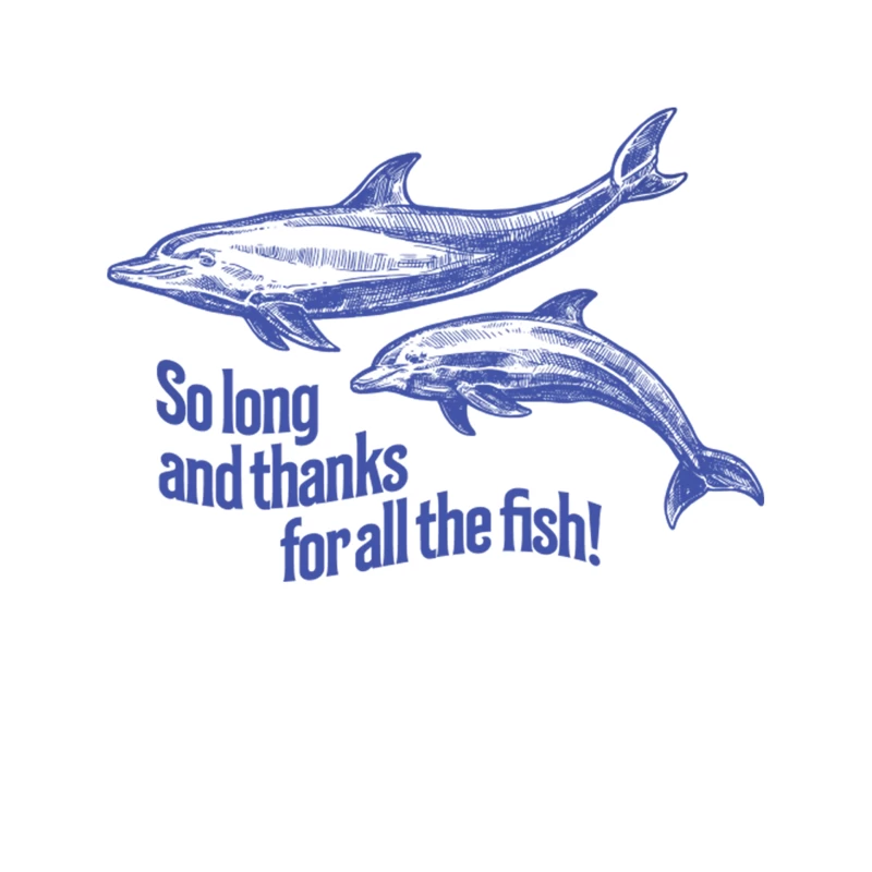 So Long and Thanks for all the Fish Tapestry