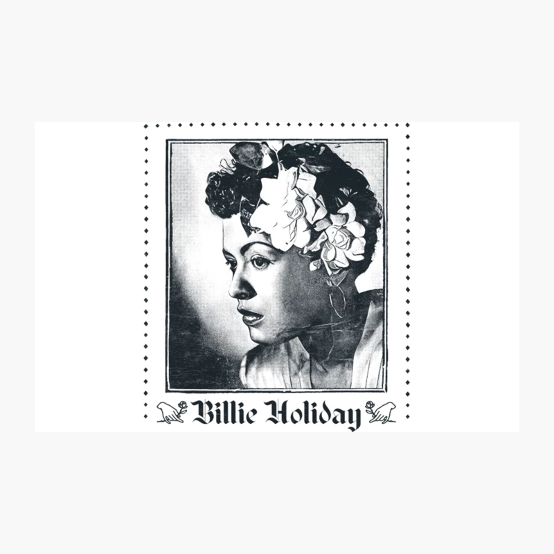 Billie Holiday  Original Retro Fan Art Design Travel Mug