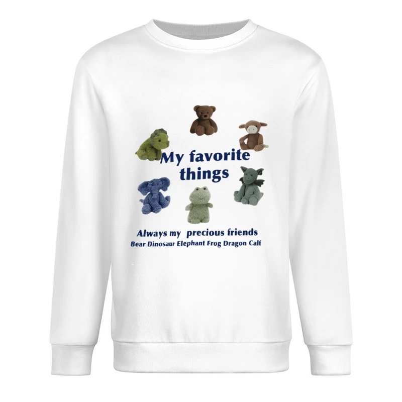 Süße Plüschtiere: Lieblingsfreunde Herren Pullover Sweatshirt
