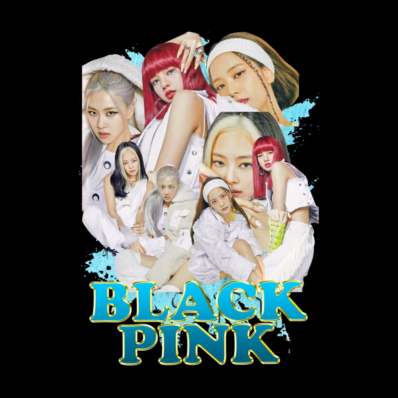 Blackpink: K-pop Fashion and Performance Icons Throw Pillow