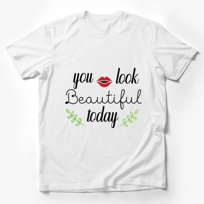 Compliment de beauté avec lèvres rouges Homme T-Shirt