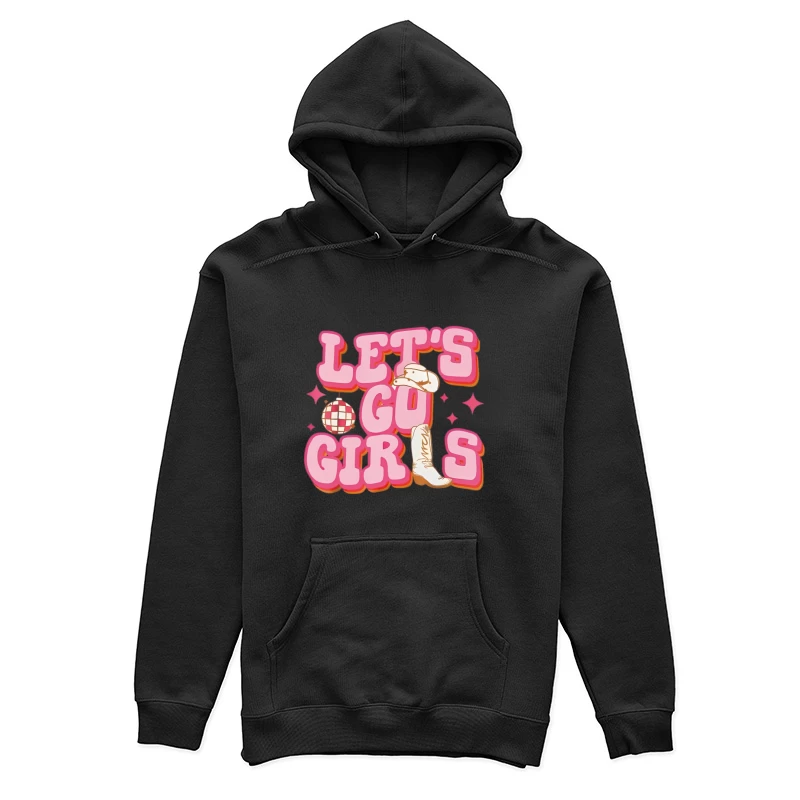Design Let's Go Girls avec thème disco Femme Sweat à capuche