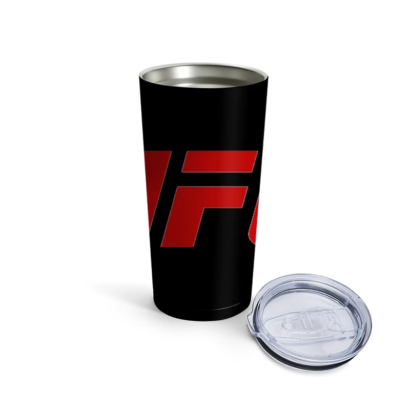 UFC (Ultimate Fighting Championship) Official Red Logo Travel Mug