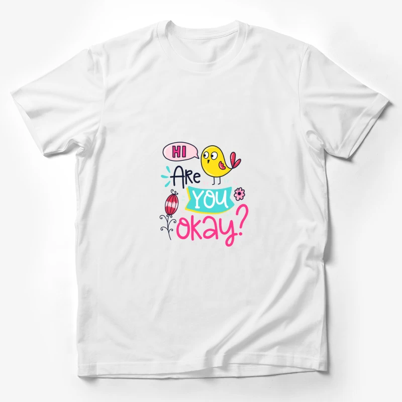 Petit oiseau coloré demande : es-tu d'accord ? Homme T-Shirt
