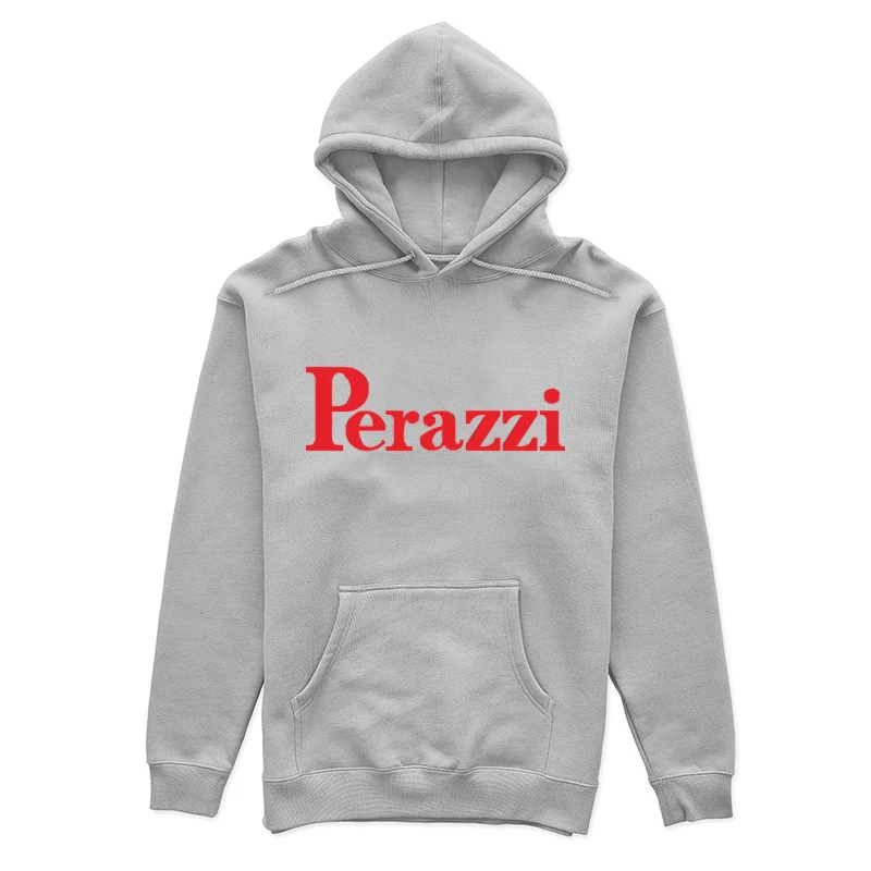 Perazzi Red Logo Typography Female Pullover Hoodie