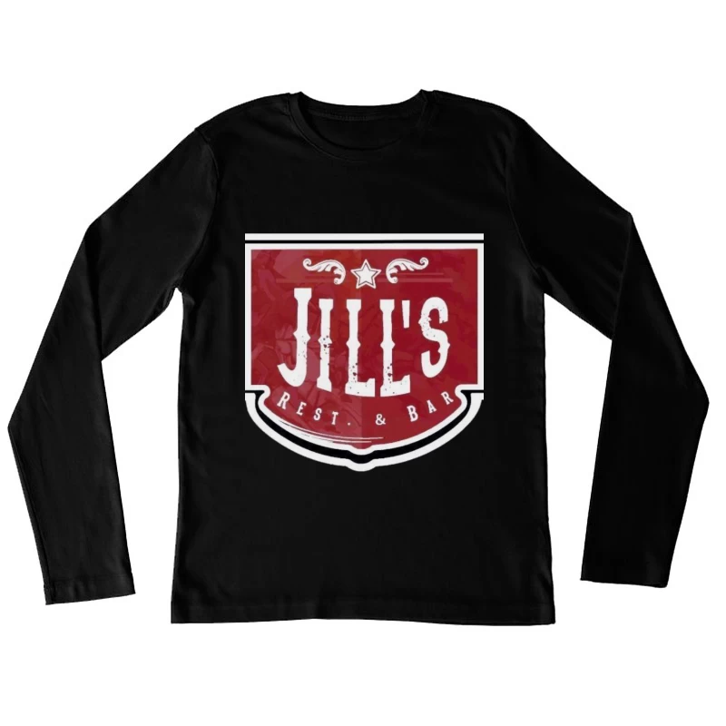 Jills Bar Logo Female Long Sleeve T-Shirt