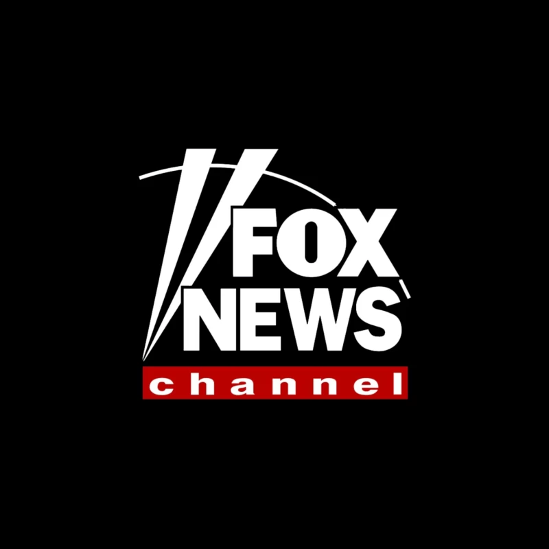 Fake News Channel Fox News Logo Throw Pillow