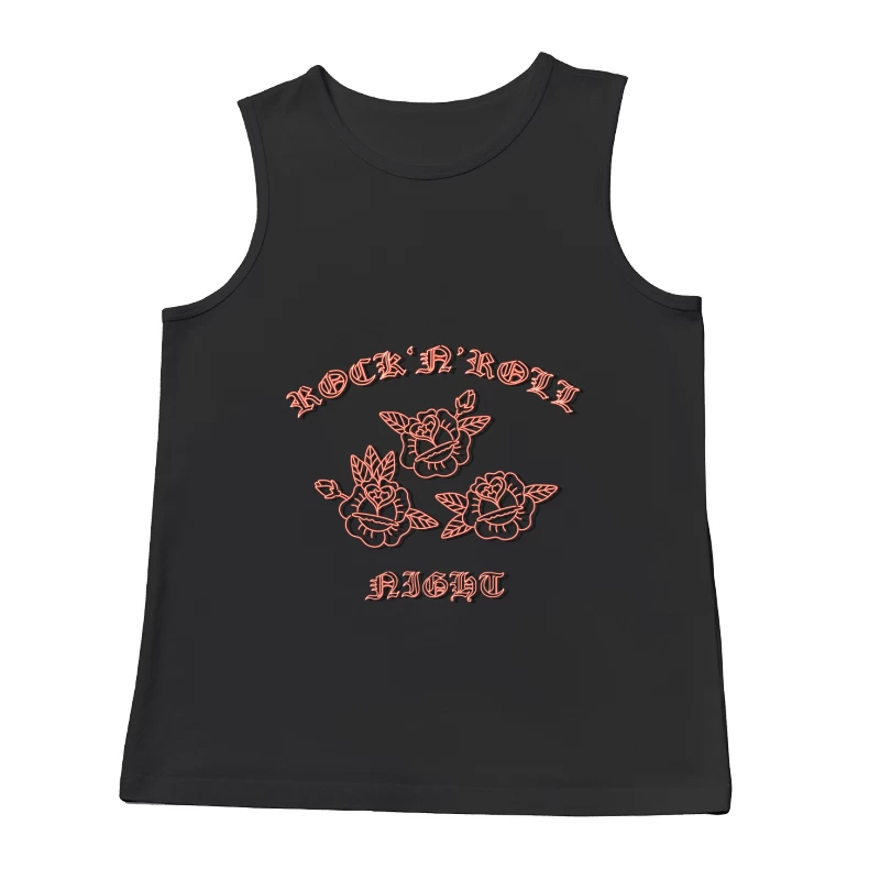 Nuit Rock'n'Roll avec Roses Homme Débardeur