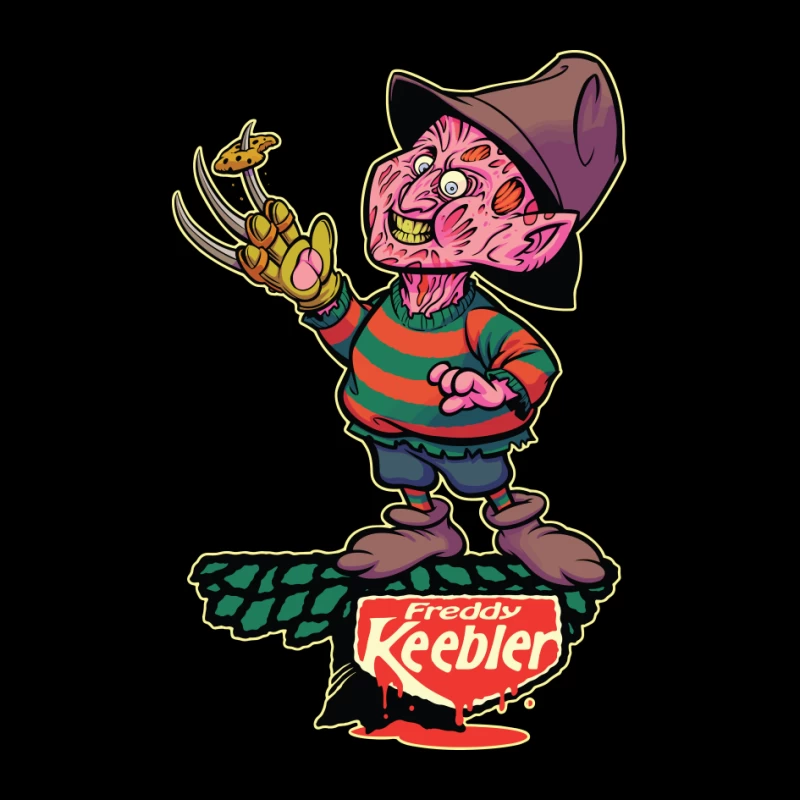 Freddy Keebler: A Whimsical Horror Parody Pin