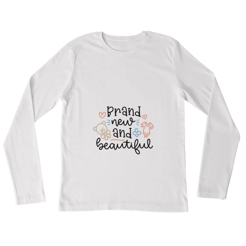 Nouveau et Beau pour Bébé Femme Manches Longues T-Shirt