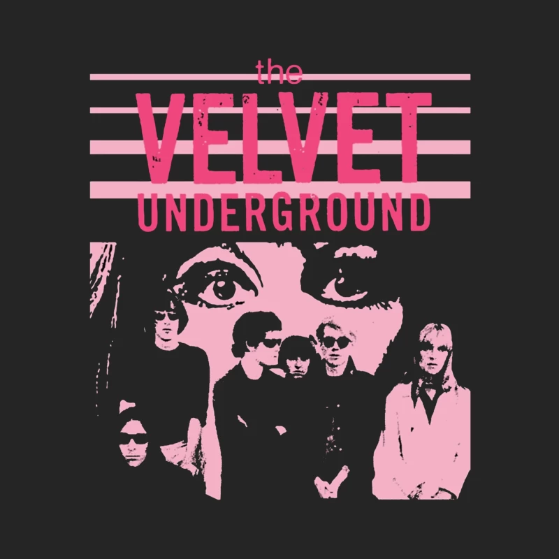 The Velvet Underground Vintage Pink Album Art Design Female Pullover Sweatshirt