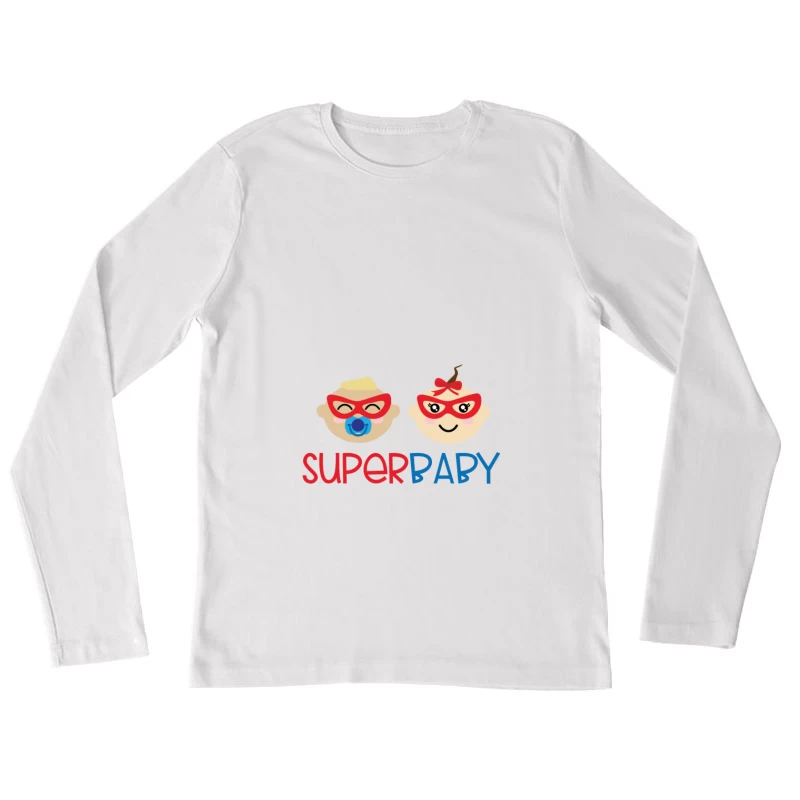 Super bébés masqués joyeux Femme Manches Longues T-Shirt