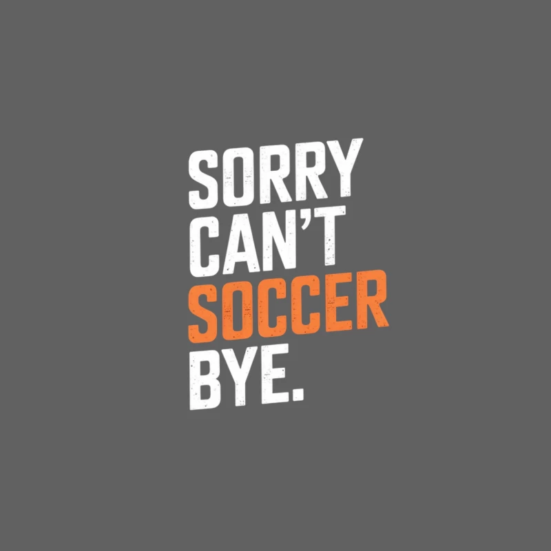 Soccer Sports Motivational Typography Text Design Male Tank Top