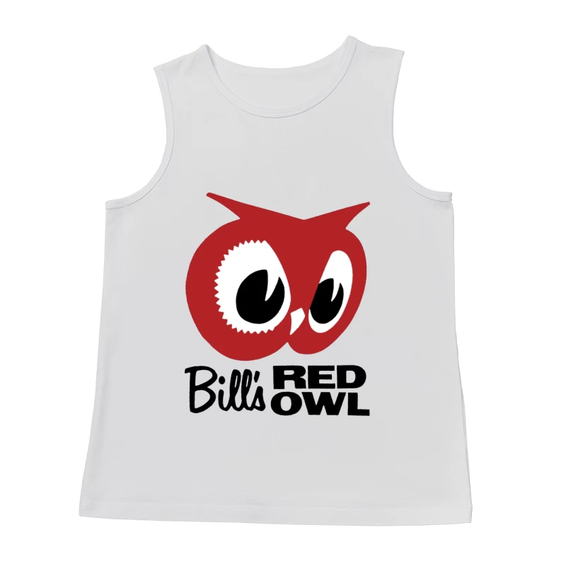 Bill's Red Owl Vintage Restaurant Logo Male Tank Top