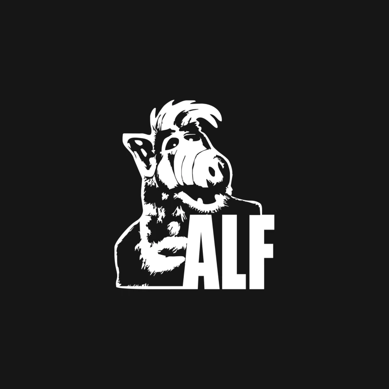 Alf  Fun Shirt Serie Kult Katze Außerirdisches Lustig Retro Klassik Desk Mat