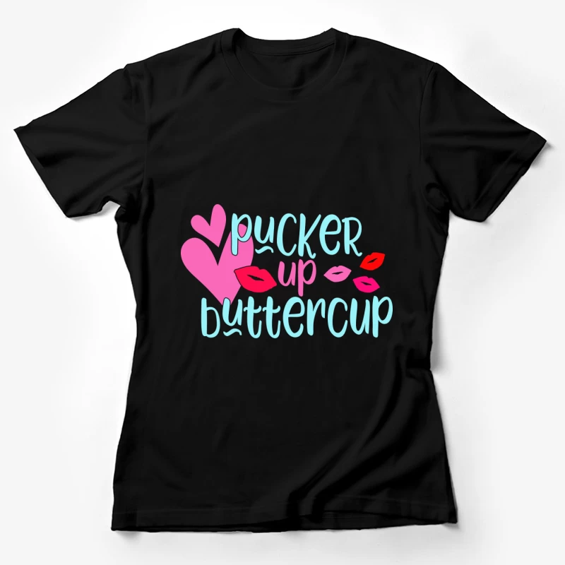 Amour et baisers colorés Femme T-Shirt