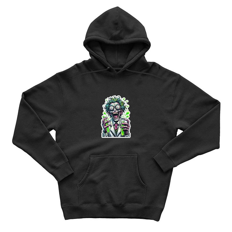 Verrückter Wissenschaftler mit Reagenzgläsern Herren Pullover Hoodie