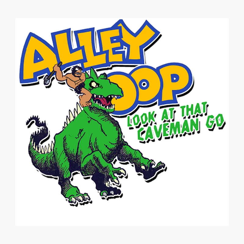 Alley Oop Throw Pillow