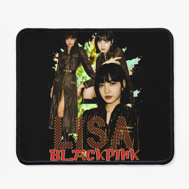 Lisa from BLACKPINK in Fashionable Attire Mouse Pad