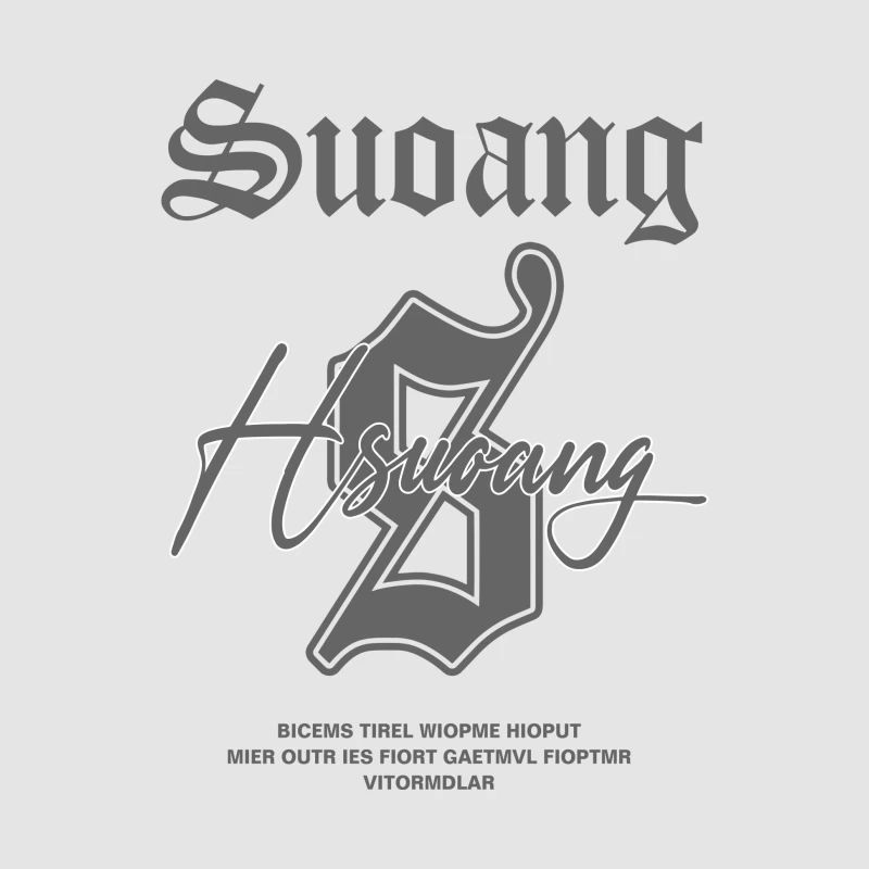 Modern Typography and Graphic Design Male Pullover Hoodie