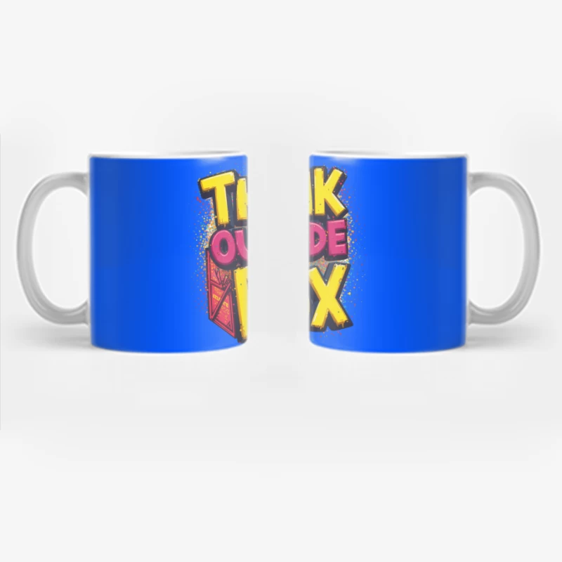 Think Outside the Box Design Coffee Mug