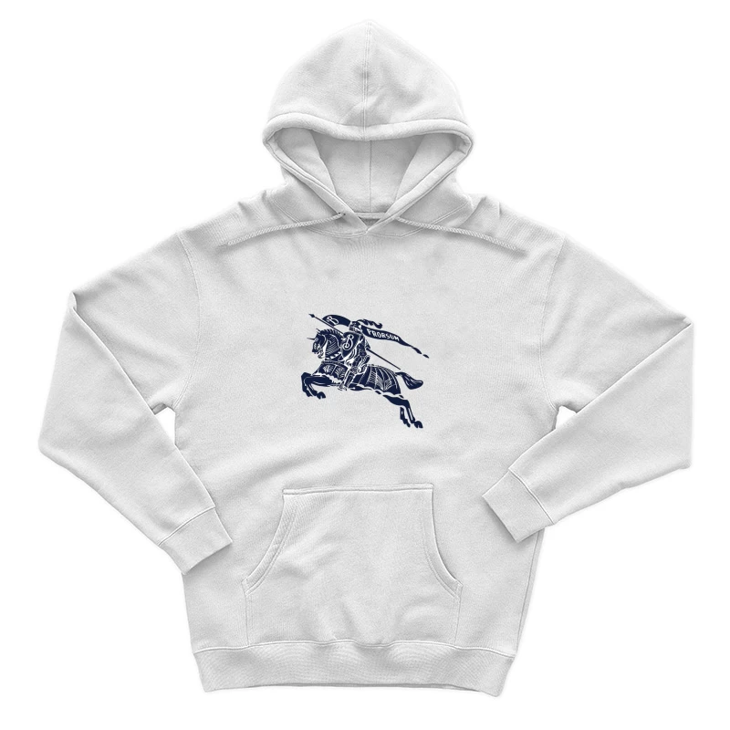 Ritter auf einem Pferd Herren Pullover Hoodie