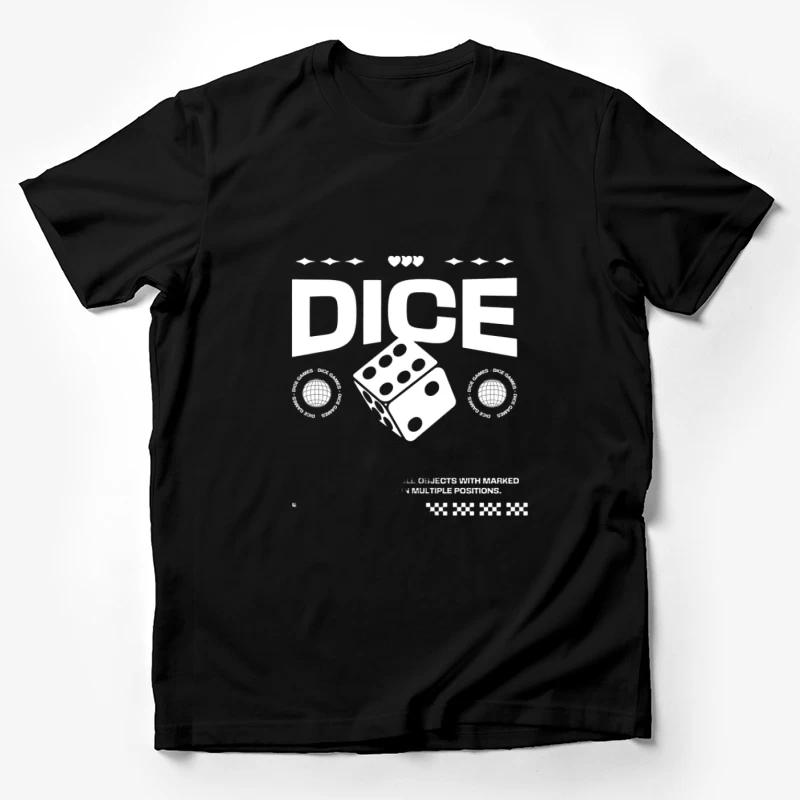 Retro Würfel Design Herren T-Shirt