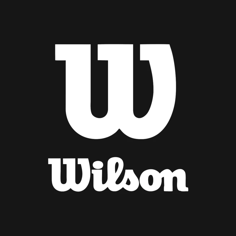 Wilson Sports Brand White Logo Design Female Long Sleeve T-Shirt