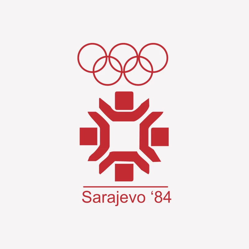 RETRO STYLE SARAJEVO 1984 84_ OLYMPIC GAMES Female T-Shirt