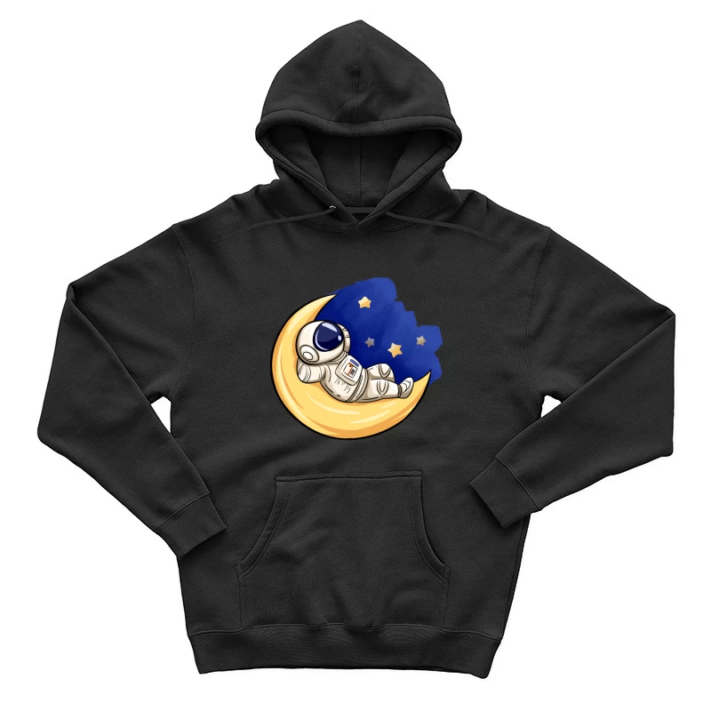 Astronaut ruht auf dem Mond Herren Pullover Hoodie