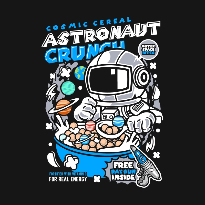 Céréales Astronaut Crunch avec Énergie Cosmique Femme T-Shirt