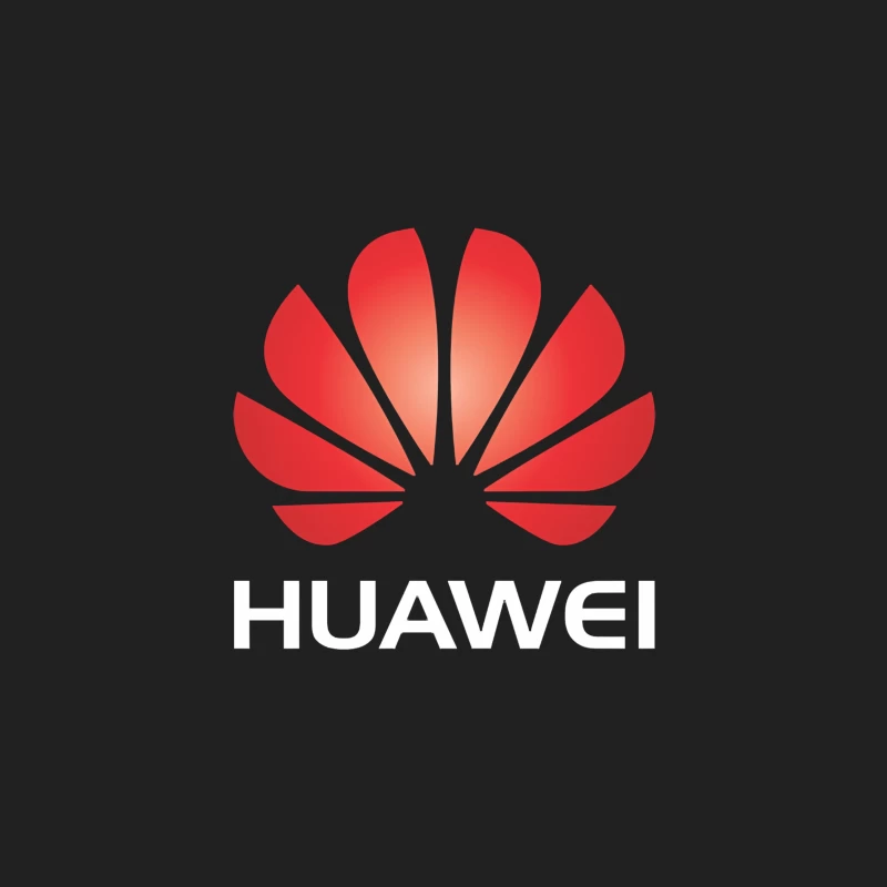 Huawei Red Corporate Logo Design Bucket Hat