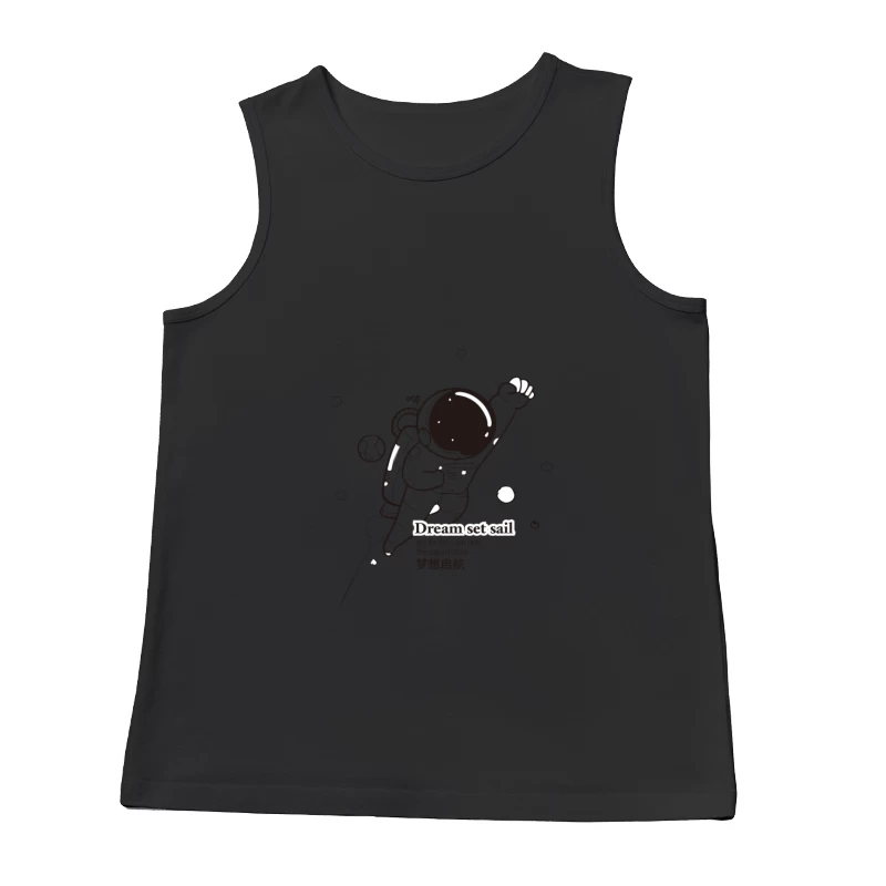 Astronaut schwebt im Weltraum Herren Tanktops