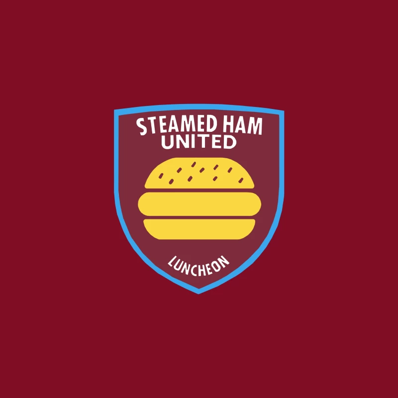 Simpsons / West Ham Parody - STEAMED HAM UNITED Desk Mat