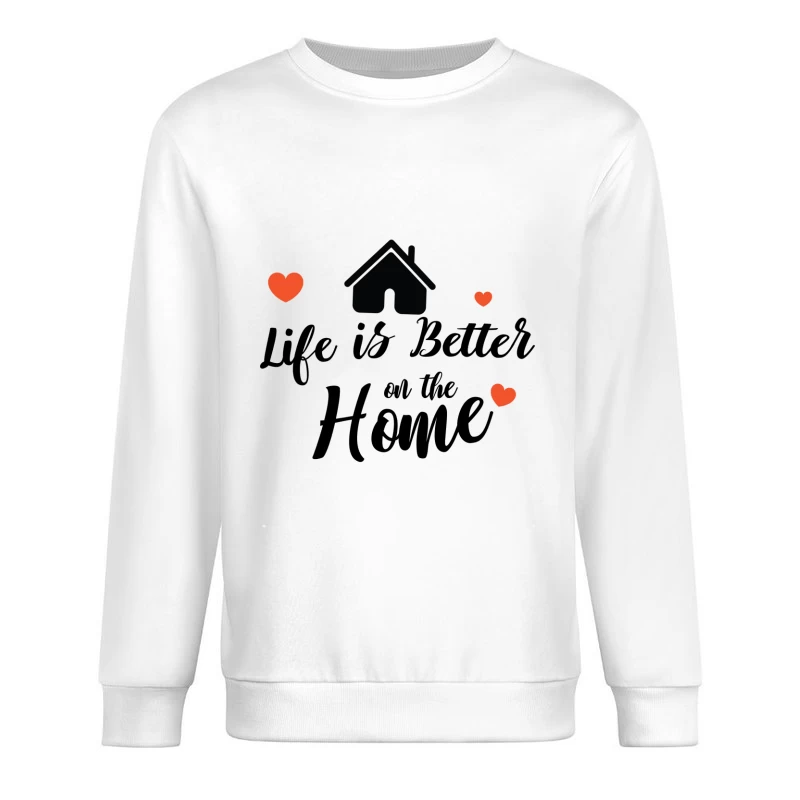 Maison avec des coeurs Homme Sweat-shirt à enfiler