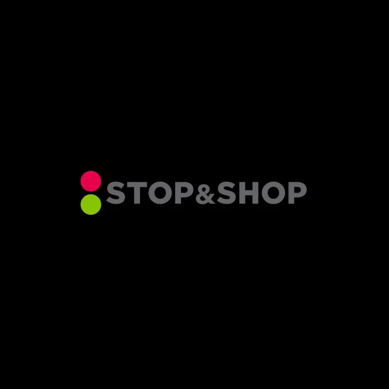 Stop & Shop Retail Brand Logo with Traffic Light Design Mouse Pad