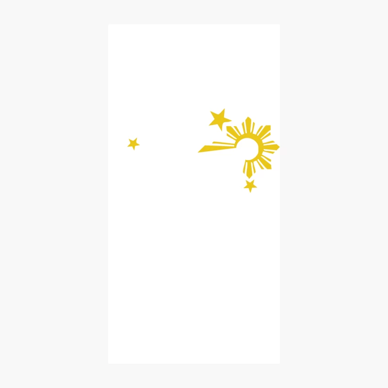 Pinoy Philippines star & sun iPhone Case