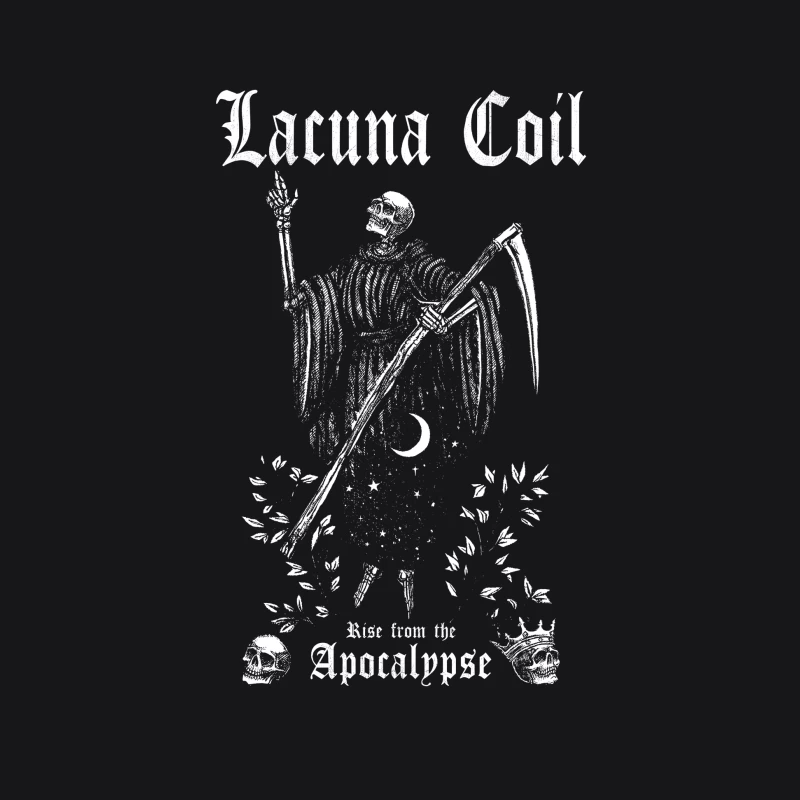 Lacuna Coil Evil Apocalypse Male Pullover Hoodie