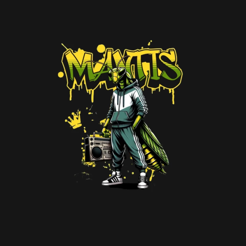 Mante Graffiti avec Boombox Femme T-Shirt