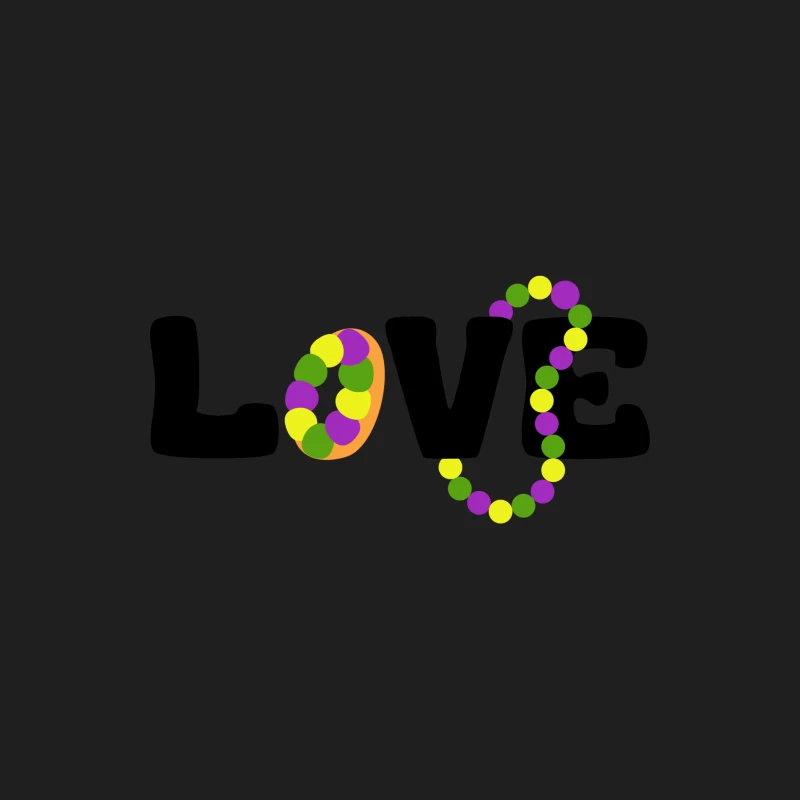 Motif d'amour coloré pour Mardi Gras Homme Débardeur