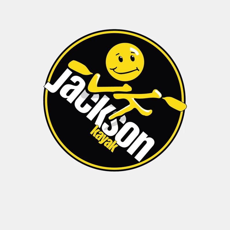 Jackson Kayak Sports Logo with Yellow Smiley Design Male Tank Top