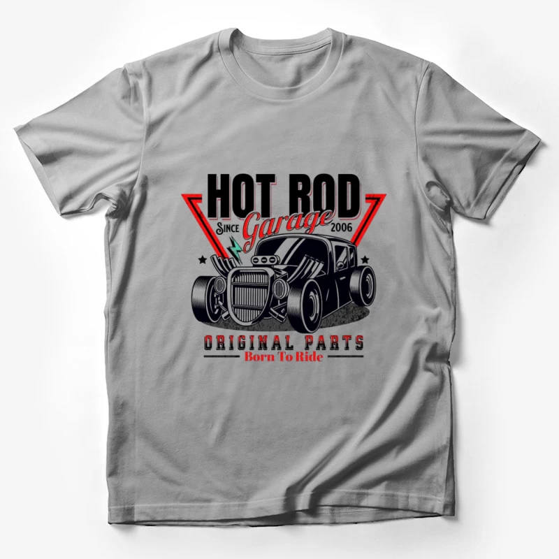 Hot Rod Garage Design mit Originalteilen Herren T-Shirt