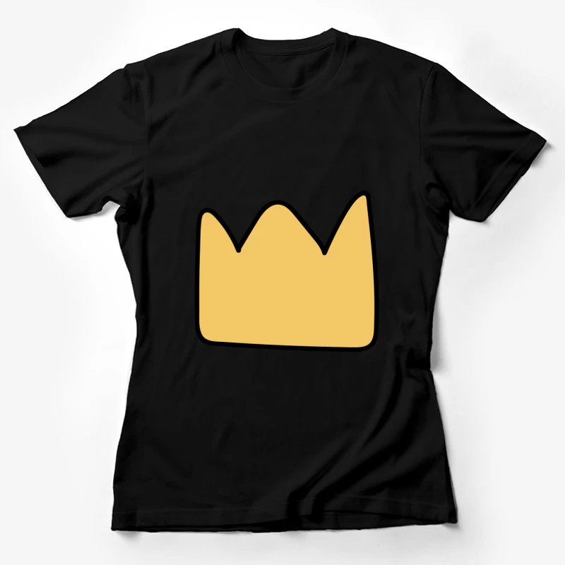 Couronne simple dessinée à la main Femme T-Shirt