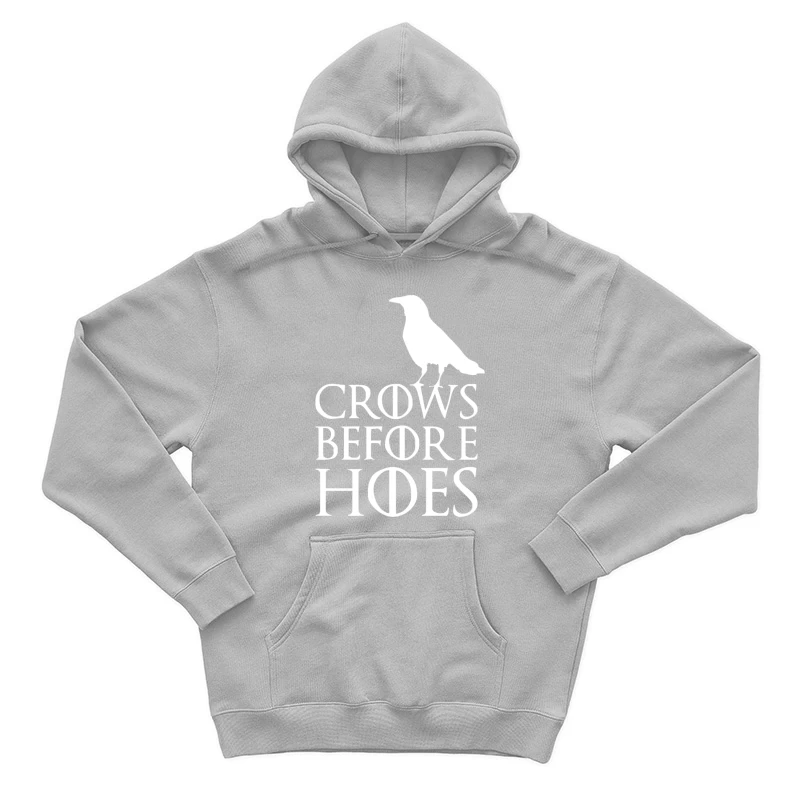 Crows before Hoes Game of Thrones Jon Snow Nights Stark 2015 Male Pullover Hoodie