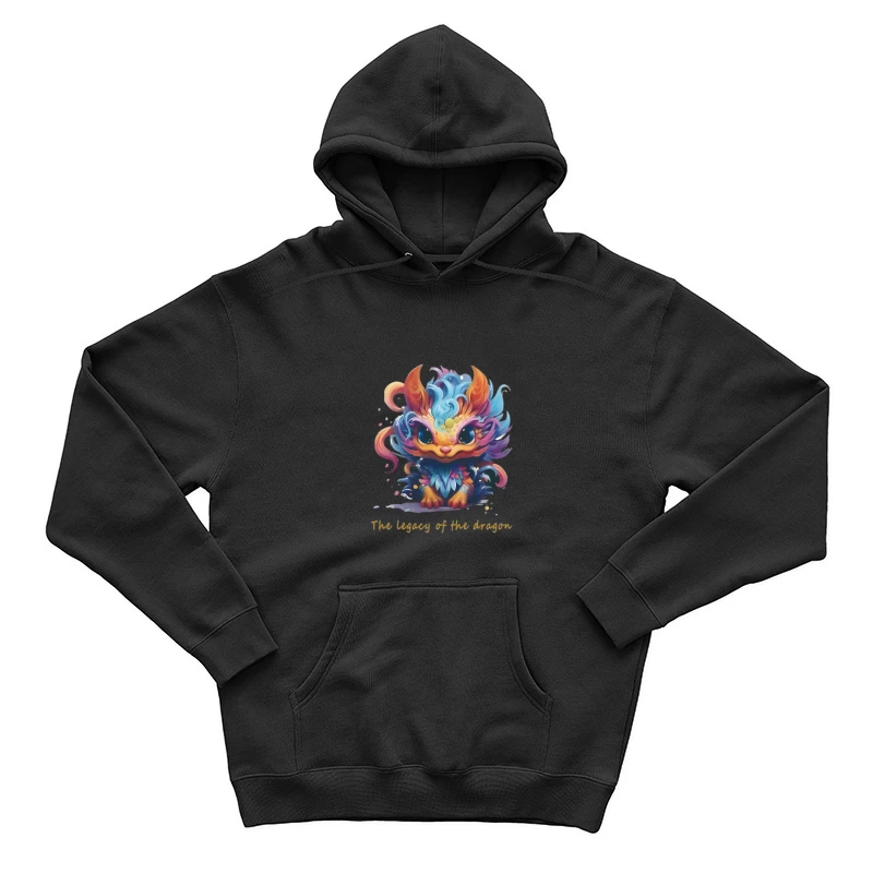 Das Erbe des Drachens: Fantasie und Farben Herren Pullover Hoodie