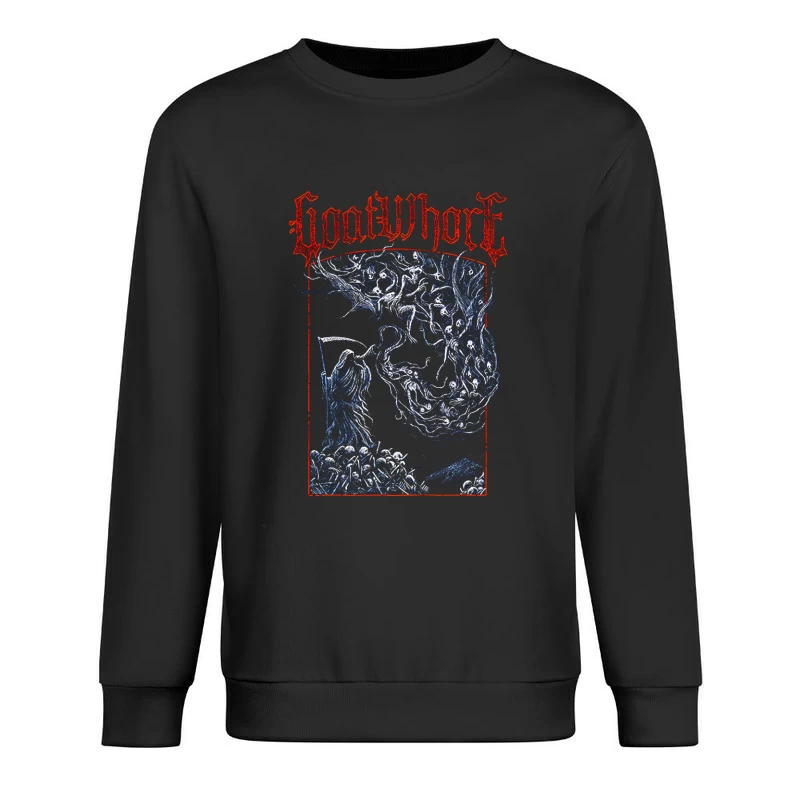 Goatwhore Death Horn Male Pullover Sweatshirt