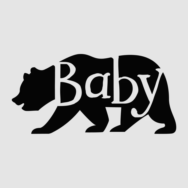 Silhouette d'ours avec texte Femme Sweat à capuche