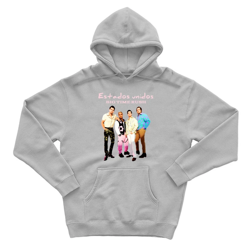 90s Boy Band Big Time Rush in Colorful Fashion Photoshoot Male Pullover Hoodie