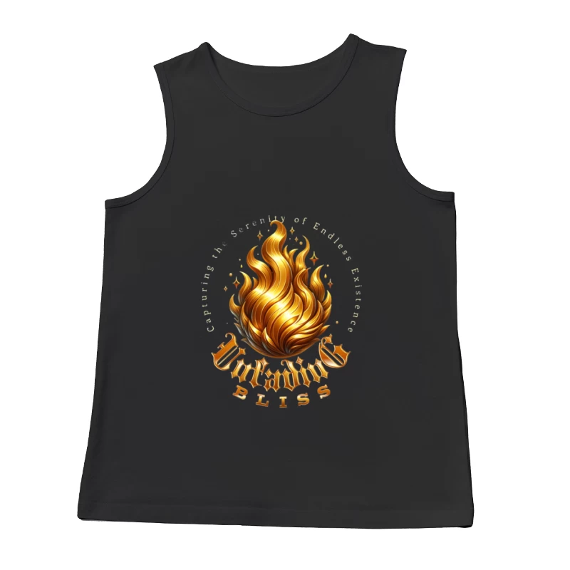 Flammes Dorées de Sérénité Homme Débardeur